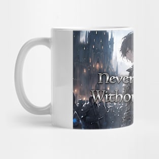 Warrior Knight Motivation Quotes - Anime Wallpaper Mug